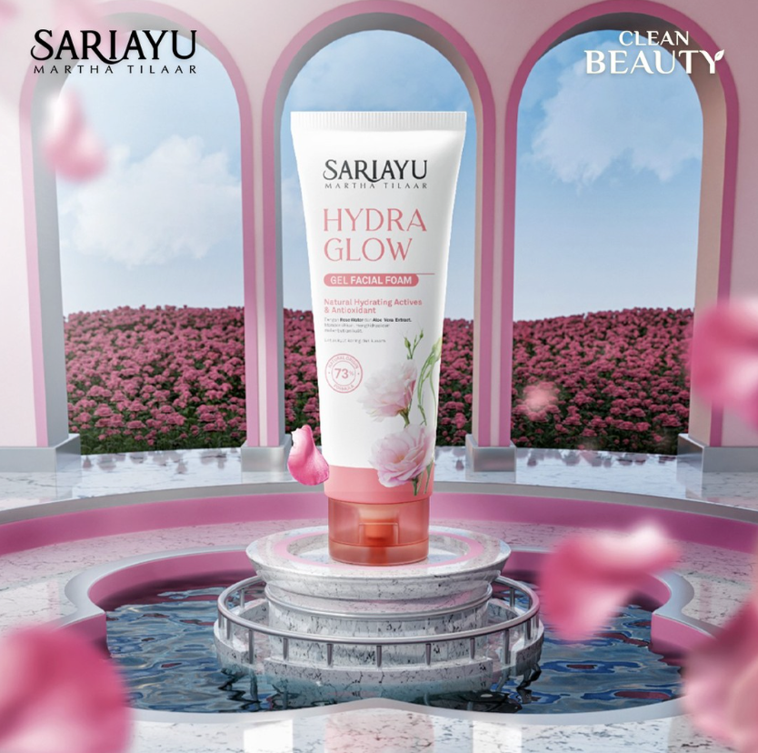 Sariayu Hydraglow Gel Facial Foam